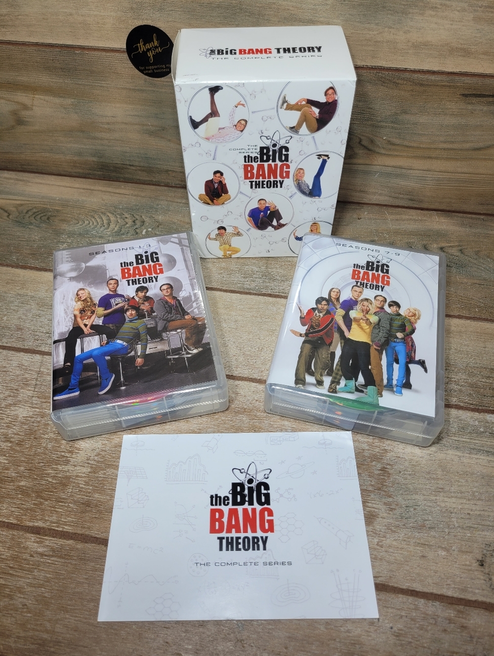 The Big Bang Theory Complete Series, Season 1-12 DVD Box-Set w/ Booklet Insert